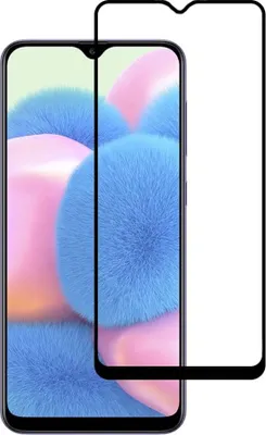 Produktbild von Smartphonica Samsung Galaxy A30s volle Abdeckung gehärtetem Glas Bildschirmschutz aus gehärtetem Glas mit abgerundeten Ecken