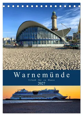 Produktbild von Warnemünde Urlaub für zu Hause (Tischkalender 2027 DIN A5 hoch), CALVENDO Monatskalender