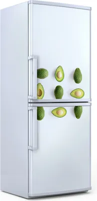 Produktbild von Kühlschrankdekoration 70x180 cm Aufkleber auf dem Kühlschrank - Farbige Früchte