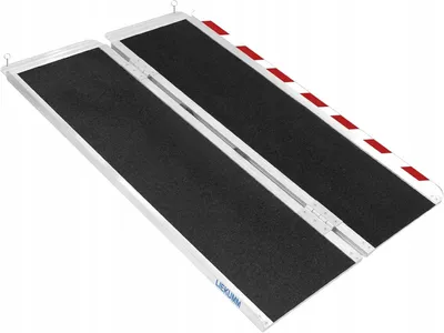 Zdjęcie produktu dla PRZENOŚNA RAMPA DLA WÓZKÓW INWALIDZKICH ANTYPOŚLIZGOWA 120 x 72CM DO 300KG