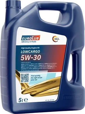 Produktbild von EUROLUB Motoröl LOWCARGO 5W-30 5 L