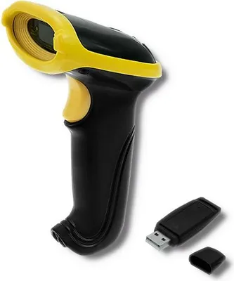 Produktbild von Qoltec 50862 Drahtloser Laser-Barcode-Scanner 1D | 2 4 GHz