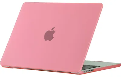Produktbild von Mobigear Schutzhülle für MacBook Air 15 Zoll (2023-2026), Hartschalenhülle, MacBook Case - Rosa - Modell A2941 / A3114 / A3241 / A3448