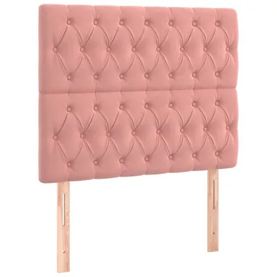 Immagine prodotto di vidaXL Testiera Rosa 90x7x118/128 cm Velluto