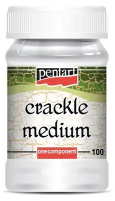 Obrázok produktu pre Jednozložkový krakelovací lak medium 100ml - Pentart