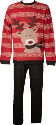Immagine prodotto di Pigiama uomo RAGNO invernale eco pile punto milano collo serafino maglia e pantaloni con polsini articolo U784N1, Taglia 48, Cotone 46%,Poliestere 54%