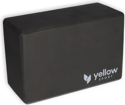 Produktbild von yellowBLOCK Yoga EVA Schaumstoff Knöchel - Schwarz - 1 Stk.