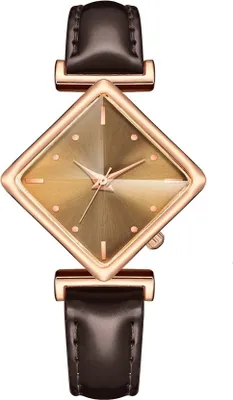 Produktbild von Elegante Square Uhr in Gold – Perfekte Damenuhr für jeden Anlass KP12897