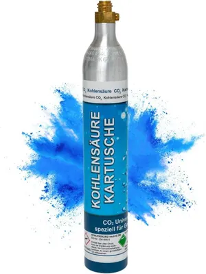 Produktbild von CO2-Zylinder Kohlensäure-Kartusche 425g für 60 Liter Wassersprudler
