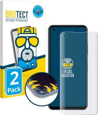 Produktbild von 2x BROTECT Fullscreen Schutzfolie für ASUS ZenFone 9 Displayschutz Folie Fullcover Matt Entspiegelungsfolie
