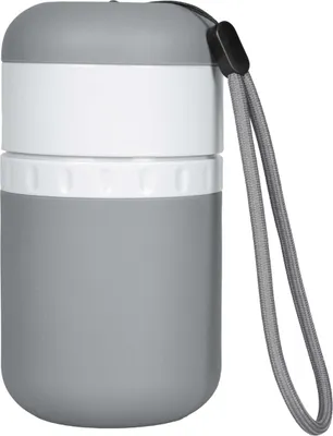 Produktbild von Duvo+ Trinkflasche Silikon grau
