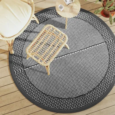 Produktbild von "im Angebot" Outdoor-Teppich ARAKIL Grau Ø160 cm PP - Outdoorteppiche CC16948