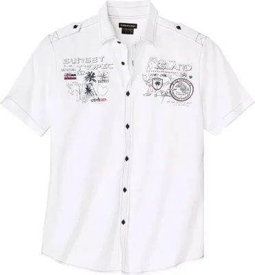Image de Atlas For Men - Chemise aviateur pour homme AF4065 (XXL) (blanc)