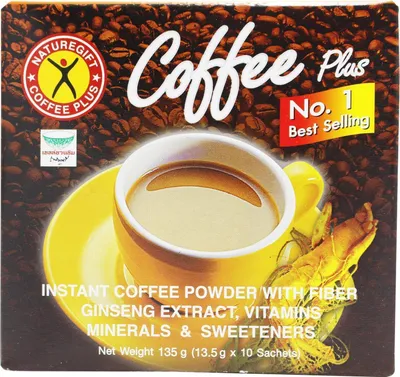 Produktbild von Coffee Plus Instant Coffee mit Ginseng Extrakt 135g