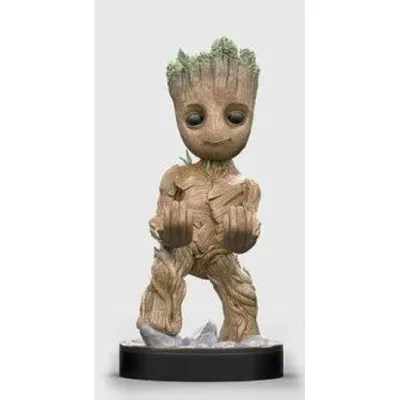 Produktbild von Exquisite Gaming Cable Guys Toddler Groot, Sammlerfigur, Schwarz, Braun, Grau