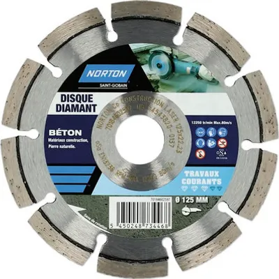 Produktbild von Norton Clipper Diamanttrennscheibe Construction Ø 125x22,23 mm