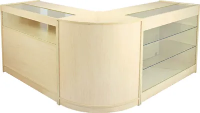 Image de MonsterShop B1200 K1200 CM60 Pisces Mobilier de magasin Réception Comptoir de magasin Comptoir deTable deComptoir de caisse Comptoir d'accueil Comptoir en érable