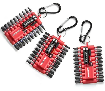 Produktbild von Schrauberbitsatz 66tlg. S2 Stahl Sechskantschaft Magnetisch Schlagfest 25mm/50mm mit Bit-Halter und Aufbewahrungsbox