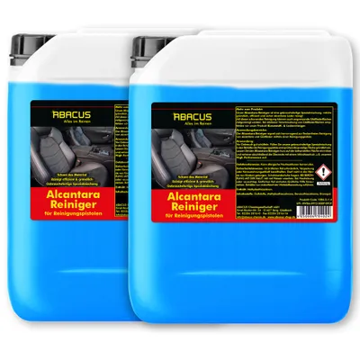 Produktbild von ABACUS® Tornador Alcantarareiniger, Tornador Alcantara-Reiniger, Tornador-Reiniger, gebrauchsfertig 2 x 5L Alcantara Reiniger für Reinigungspistolen