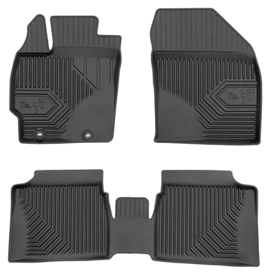 Immagine prodotto di Tappetini in gomma a vasca per Toyota Prius III 2009-2015 (liftback) – set 3 pezzi, nero, su misura