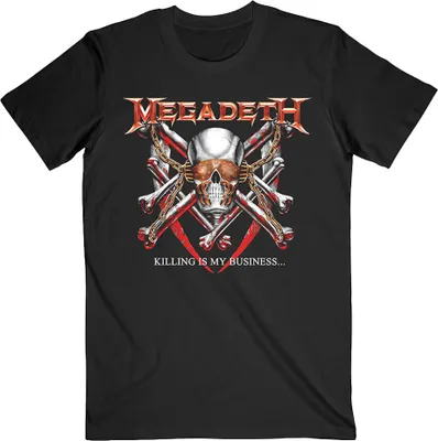 Produktbild von Megadeth - "Killing Is My Business" T-Shirt für Herren/Damen Uni RO527 (XL) (Schwarz)