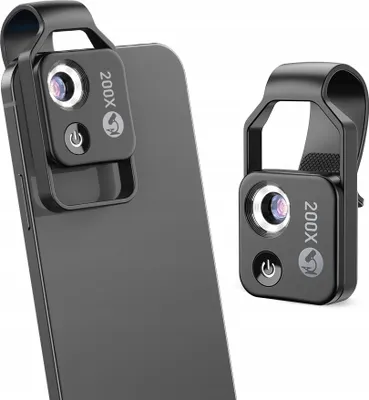 Zdjęcie produktu dla Obiektyw MIKROSKOP CYFROWY do Telefonu / przybliżenie 200x / APL-MS002