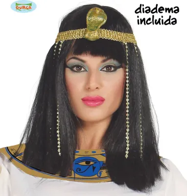 Produktbild von Ägypterin Damen Perücke mit Kopfschmuck