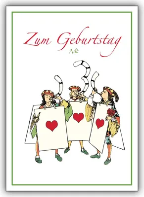 Produktbild von 5er Set Grusskarten, Geschenke Karten zum 3. Kinder Geburtstag