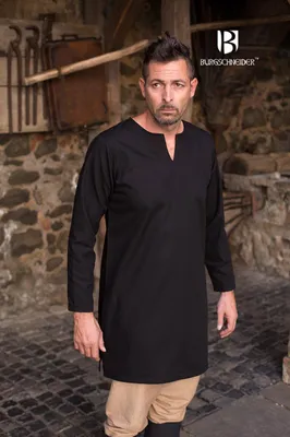 Produktbild von Mittelalter Untertunika Leif Schwarz M