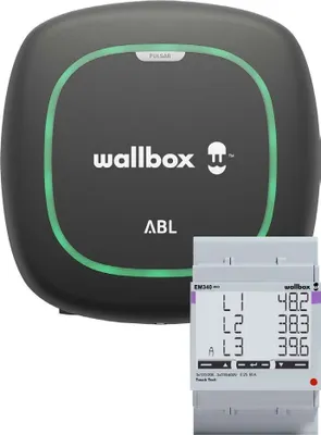 Produktbild von ABL SURSUM Wallbox PulsarSolar Bundle Ladestation 22kW 100000497