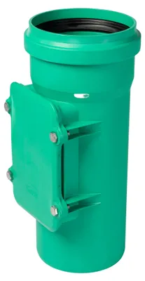 Obrázok produktu pre Tvarovka čistiaca kanalizačná Osma KG 2000 Polypropylén PPKGREA, DN 200, zelená