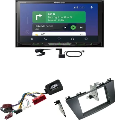 Produktbild von Pioneer AVH-Z9200DAB DAB+ CarPlay Android Auto USB CD Einbauset für Mazda 5 CW