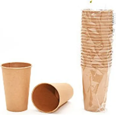 Produktbild von 20er Pack Trinkbecher 450 ml (16oz) aus stabilem Hartpapier