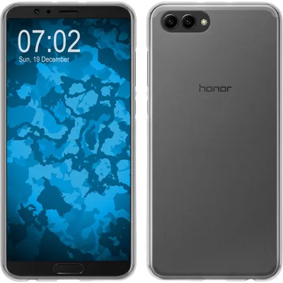 Produktbild von PhoneNatic Case kompatibel mit Huawei Honor View 10 - clear Silikon Hülle matt Cover