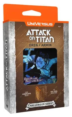 Image de Universus CCG : Attack on Titan « La Bataille pour l'Humanité » Deck de la Série Challenger