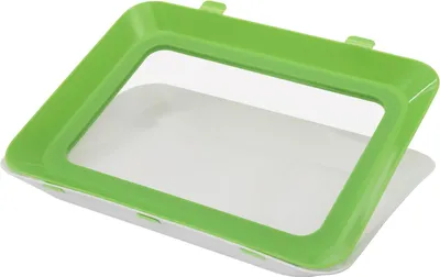 Zdjęcie produktu dla Tace do przechowywania żywności – tace do lodówki z PP – zestaw 6 sztuk – prostokątne – 30,4 x 22,8 x 2,8 cm – czarne