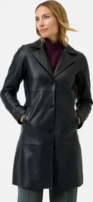 Produktbild von Damen Ledermantel Ricano MARZIA – Schwarz / M