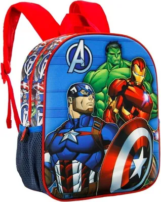 Produktbild von Dětský batoh Marvel Avengers Team II 3D 31 cm modrý