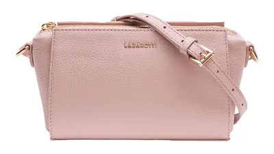 Immagine prodotto di Lazarotti Pelle borsa a tracolla Bologna Leather Shoulder Bag Pink rosa antico
