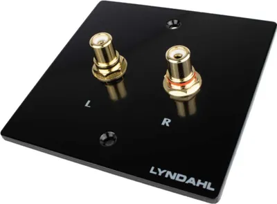 Produktbild von Lyndahl Highend Blenden für Lautsprecher und Surroundanlagen Farbe: Schwarz, Größe: Cinch