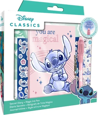 Zdjęcie produktu dla Disney Lilo & Stitch Tajny pamiętnik z magicznym piórem 3+