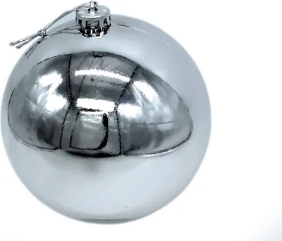 Produktbild von Weihnachts-Kugel XXL Ø 15cm - 1 Stück silber glänzend