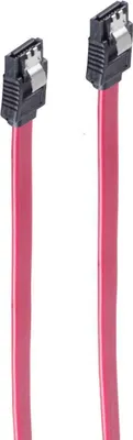Productafbeelding van Shiverpeaks BS78246-1.0, 1 meter, SATA III, mannelijk/mannelijk, rood, recht, recht