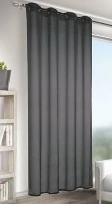 Produktbild von Ösenschal "Alex" - Vorhang mit Ösen von Albani: 245x140cm / Grau Größe (HxB): 245x140cm Farbe: Grau