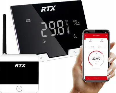 Produktbild von Sterownik Ogrzewania Pieca Kotła Regulator Temperatury Termostat WiFi TUYA