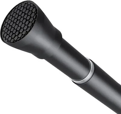 Zdjęcie produktu dla Unyqoos® Regulowana teleskopowa listwa do zasłon, 113–196 cm, montaż bez wiercenia, czarna, wykonana z żelaza, antypoślizgowa – idealna do łazienki, kuchni i szafy