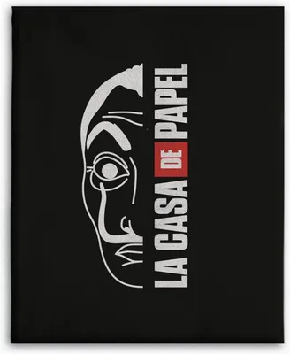 Produktbild von La Casa de Papel Fleecedecke – Stylische Decke für Fans, 140 x 100 cm