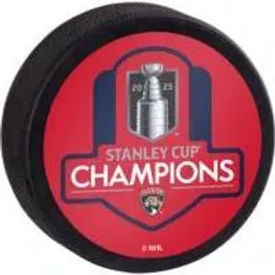 Produktbild von Puck Florida Panthers NHL 2025 Stanley Cup Champions Hockey Puck Line