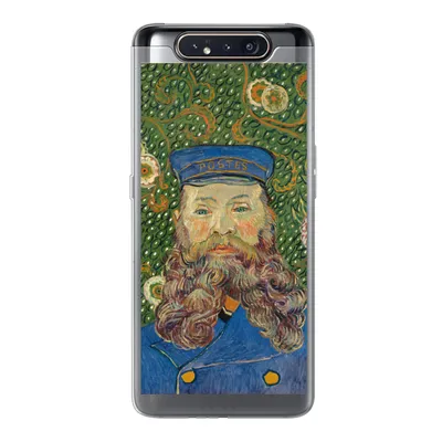 Produktbild von MuchoWow® Handyhülle Schutzhülle Hülle für Samsung Galaxy A80 Porträt des Postboten Joseph Roulin - Vincent van Gogh Silikon Softcase Handy Hülle - Schutzdeckel