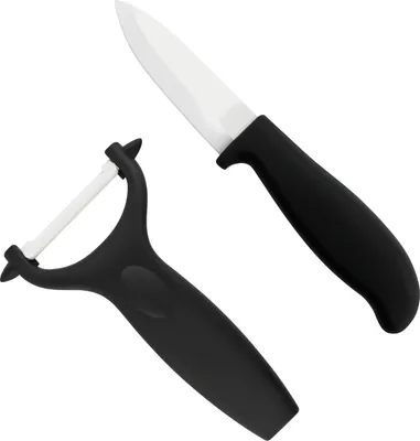 Produktbild von bremermann Keramik-Küchenhelfer-Set, Sparschäler, Schälmesser, Gemüseschneider